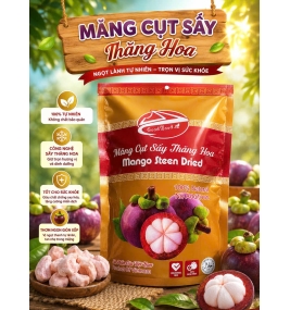 Măng Cụt Sấy Thăng Hoa túi 100g, bao ngon, giữ hương vị như tươi Good Good của - Viza Food