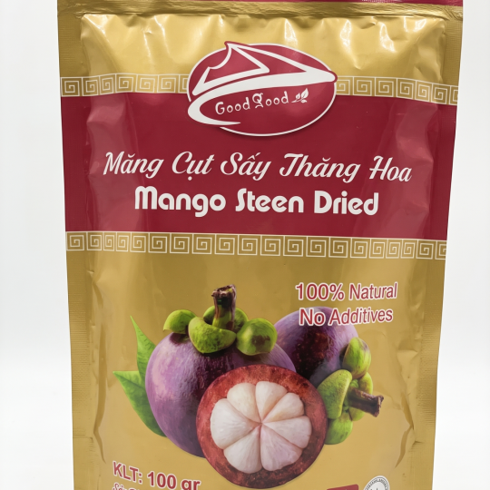 Măng Cụt Sấy Thăng Hoa túi 100g, bao ngon, giữ hương vị như tươi Good Good của - Viza Food