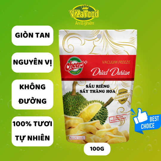 Sầu riêng sấy thăng hoa Cheers 100g