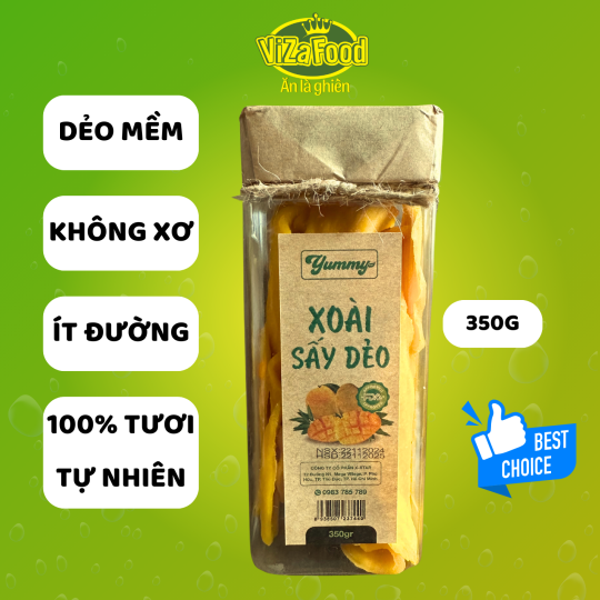 Xoài Sấy Dẻo Hộp 350g